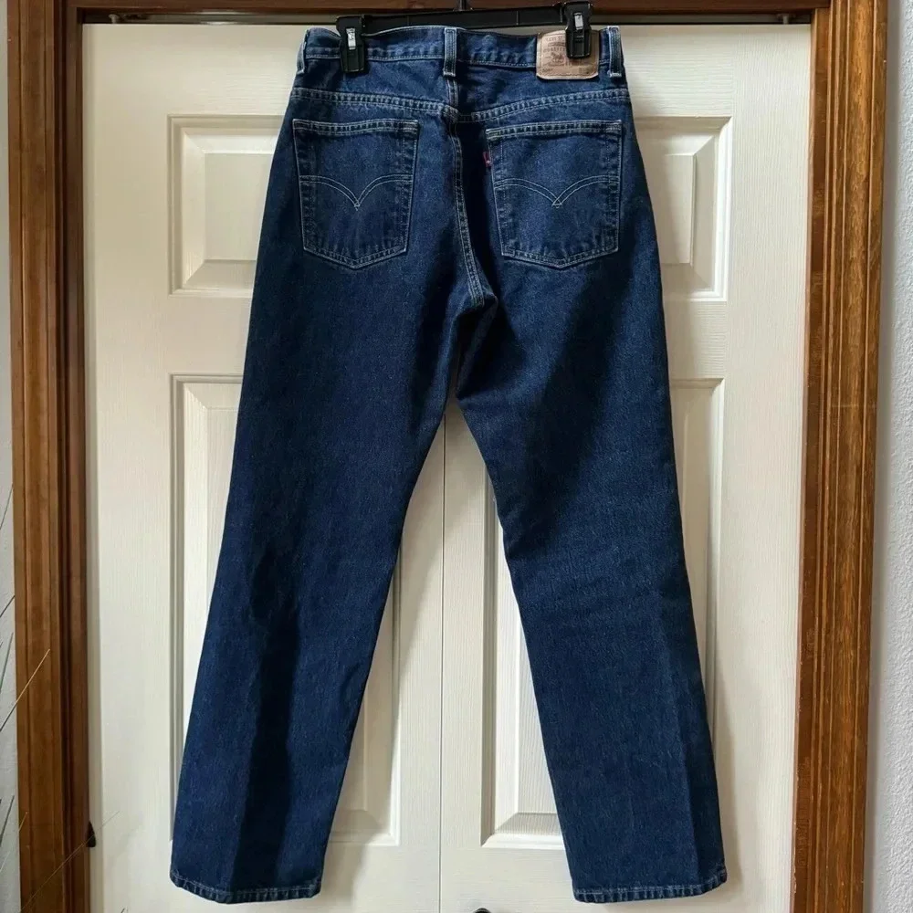 Levi’s Vintage 505 Lower Rise Straight Leg Blank Red Tab Jeans Women’s s…